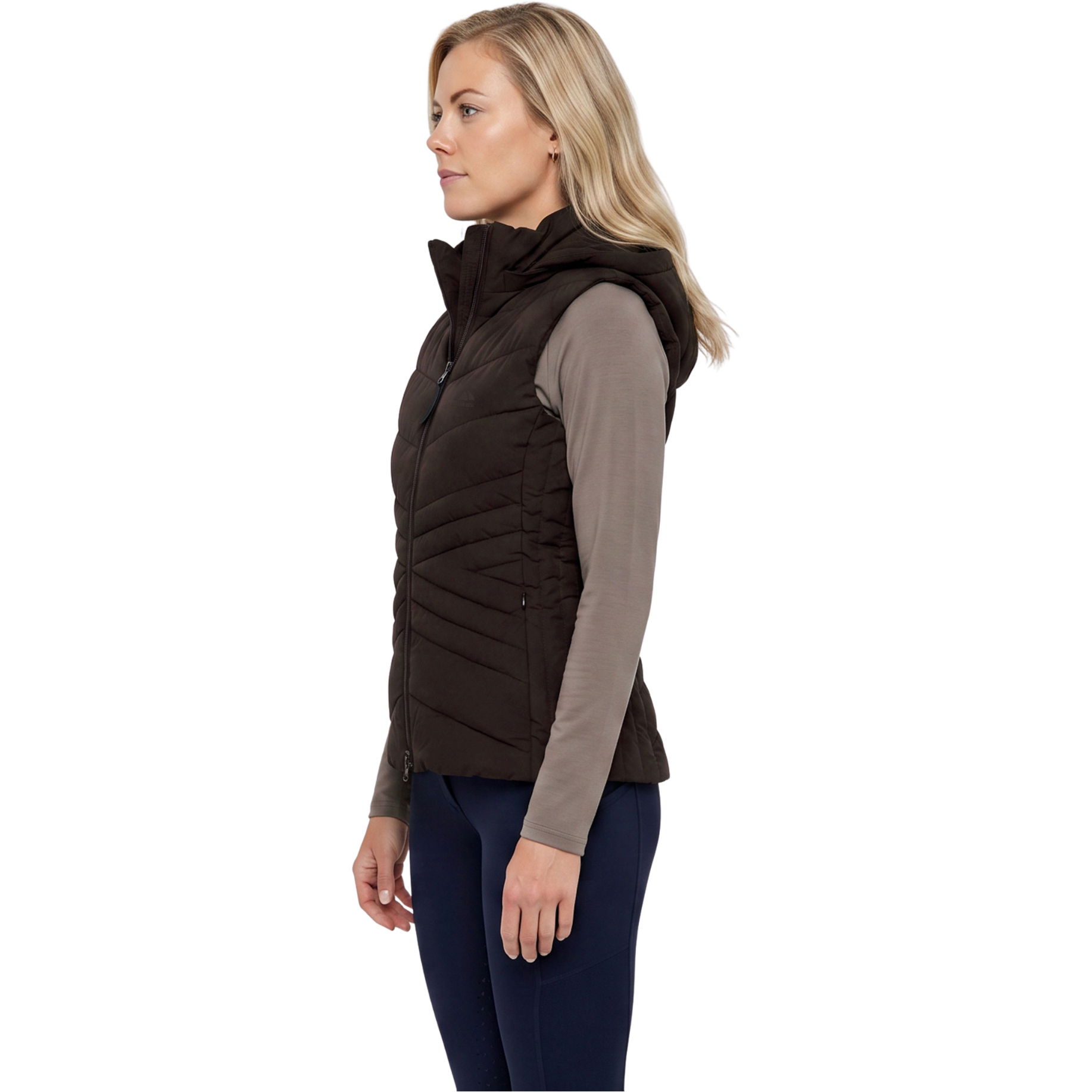 2026 WeatherBeeta Dames Geïsoleerde Vest 1028840 - New Espresso